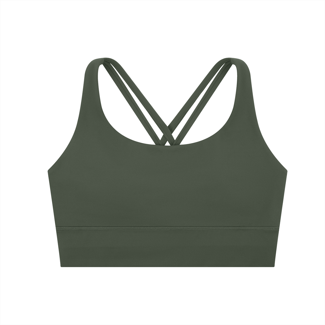 Strappy Criss-Cross Sports Bra-7