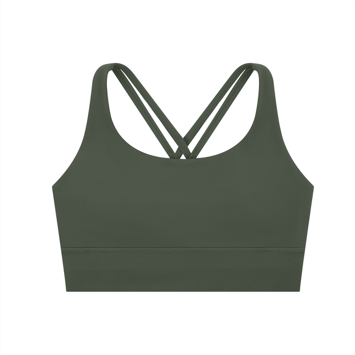 Strappy Criss-Cross Sports Bra-7