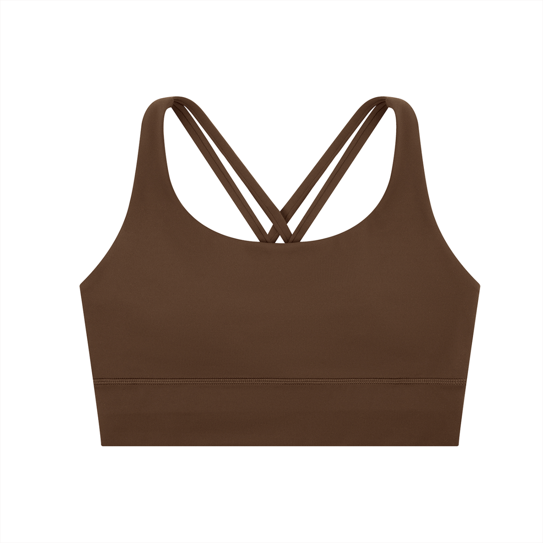 Strappy Criss-Cross Sports Bra-6