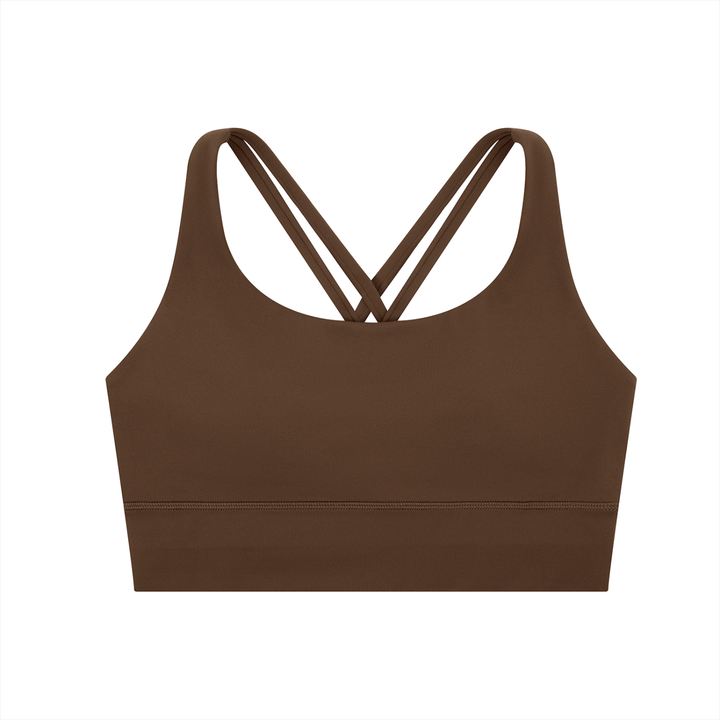 Strappy Criss-Cross Sports Bra-6