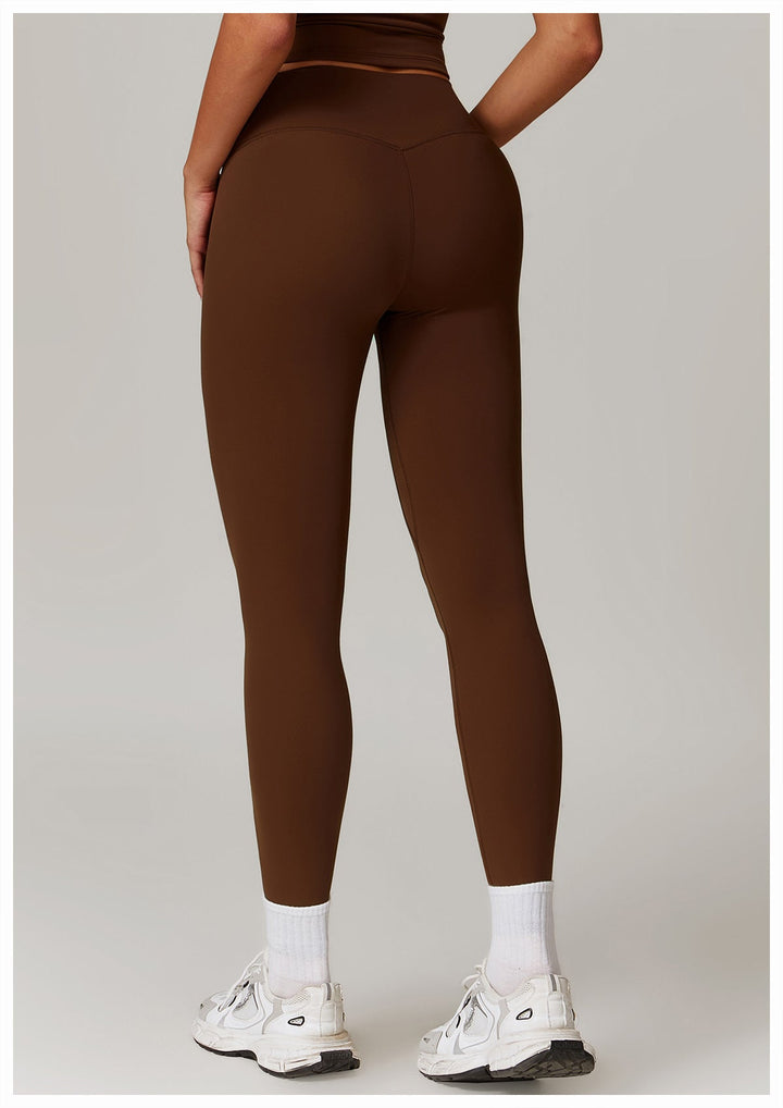 Brushed High-Waist Sculpting Yoga Leggings-2