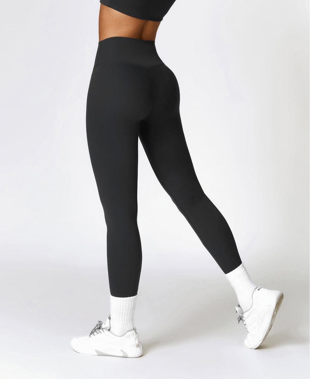 Brushed High-Waist Sculpting Yoga Leggings-4