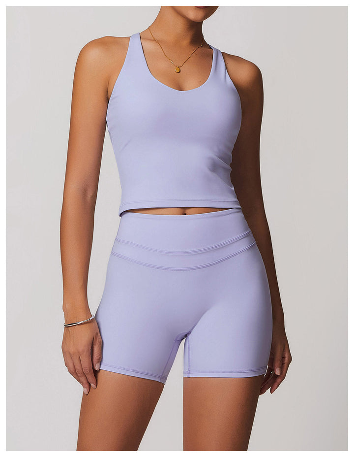 Cross-Back Yoga Tank-3