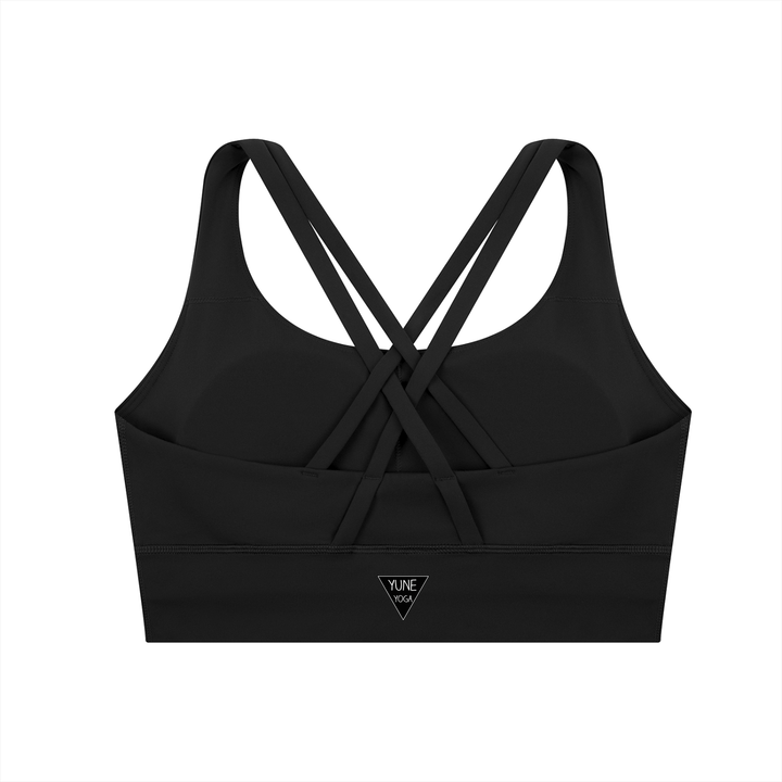Strappy Criss-Cross Sports Bra-2