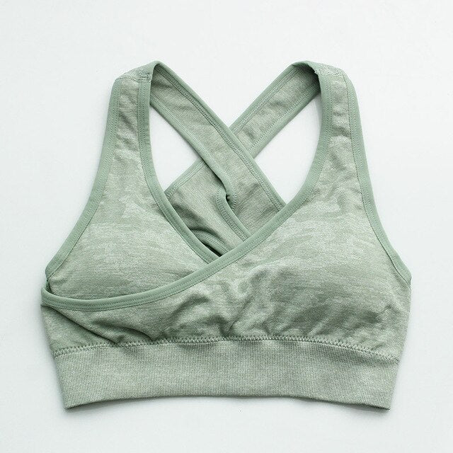 Camouflage Push Up Sports Bra Women Seamless Bras For Women Workout Fitness Bra Tops Sujetador Deportivo Mujer-3