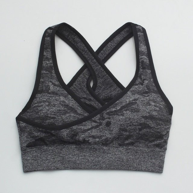 Camouflage Push Up Sports Bra Women Seamless Bras For Women Workout Fitness Bra Tops Sujetador Deportivo Mujer-1