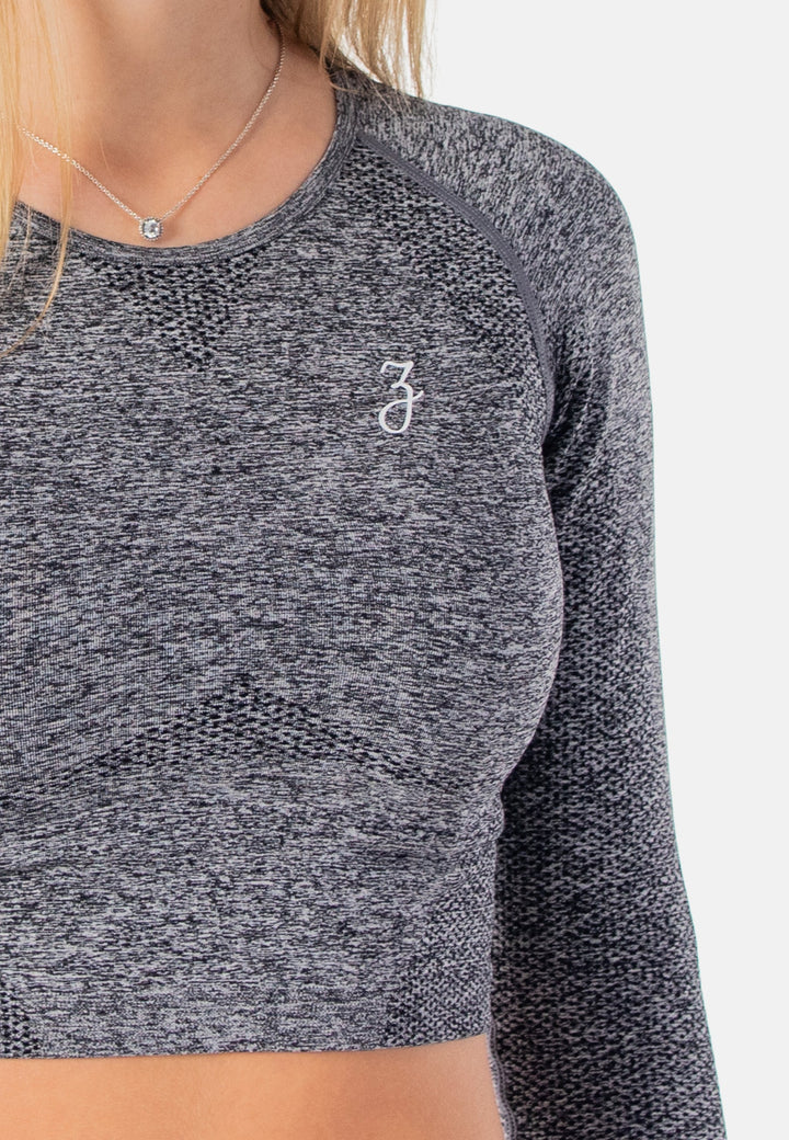 Crop Sleeve Dynamic - grey - Damen