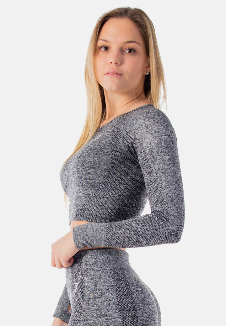 Crop Sleeve Dynamic - grey - Damen
