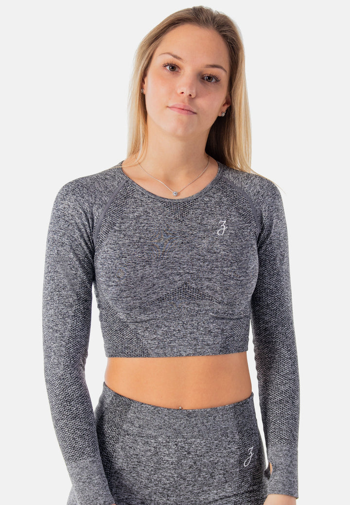 Crop Sleeve Dynamic - grey - Damen