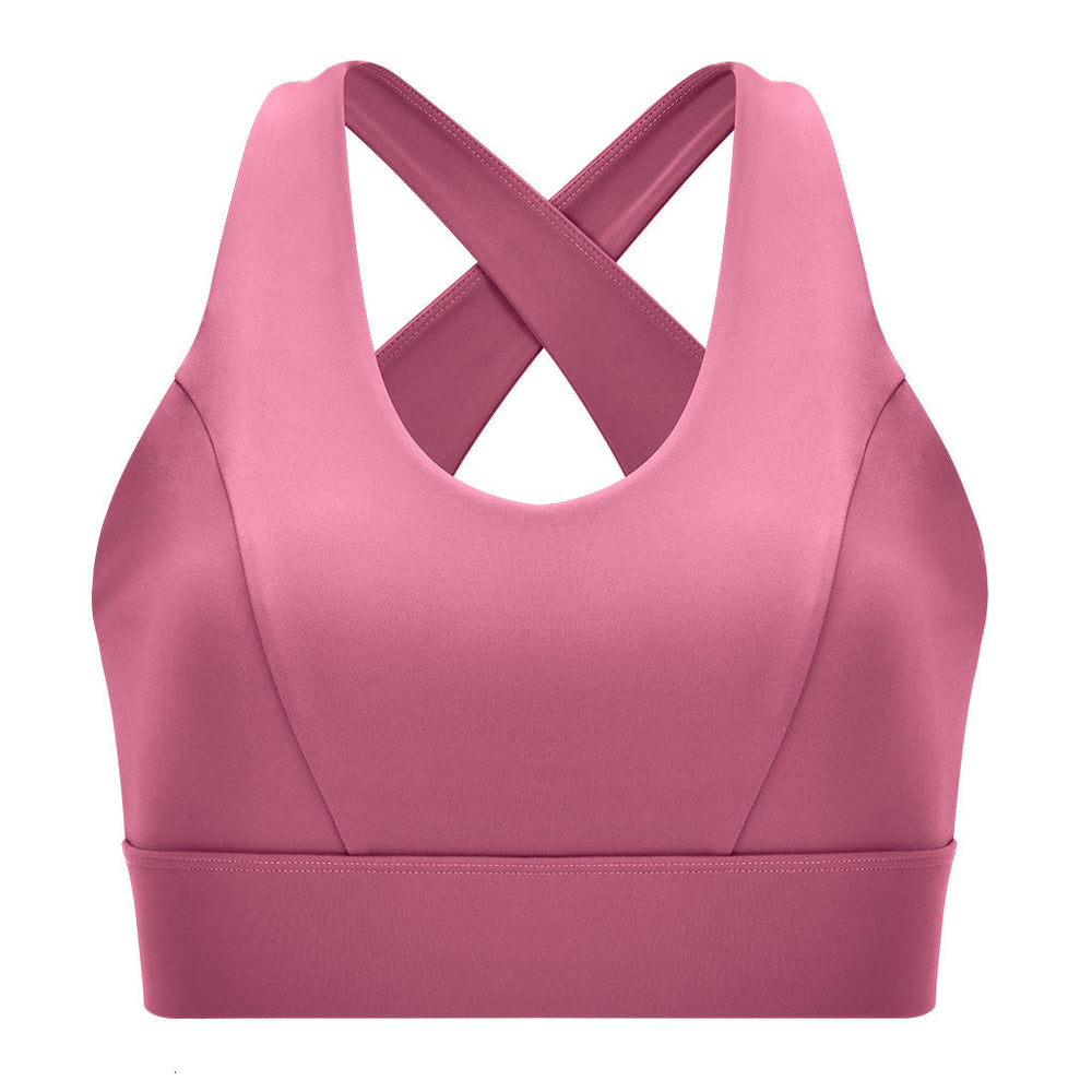 Seamless Yoga Bra Top Fashion Back Twist Slim Crop Top Sportswear Stretchy Quick Dry Breathable Workout Push-up GYM Fitness Top-1