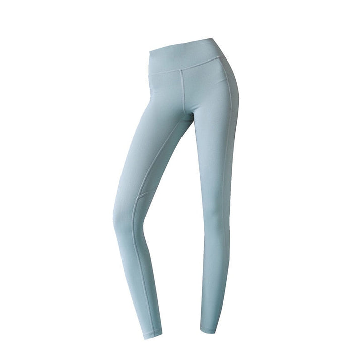 Seamless Yoga Leggings Solid Slim Pants High Elastics Workout Push Up Sports Fitness Running Casual High Waist Outdoor Pants-1